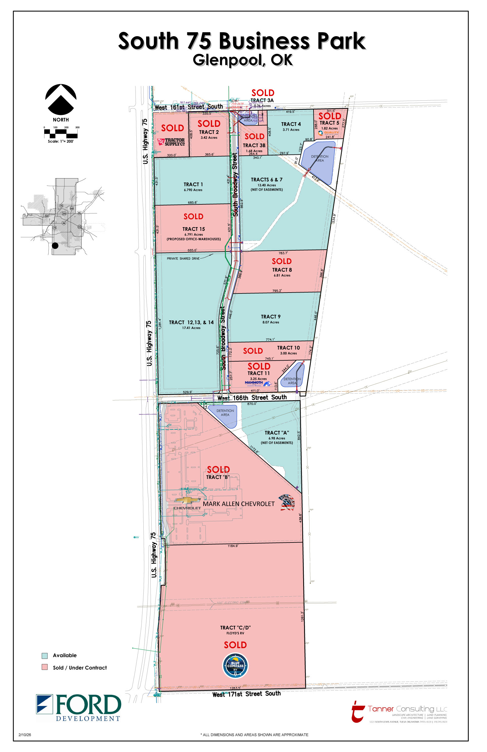 South 75 Business Park - Land Plan